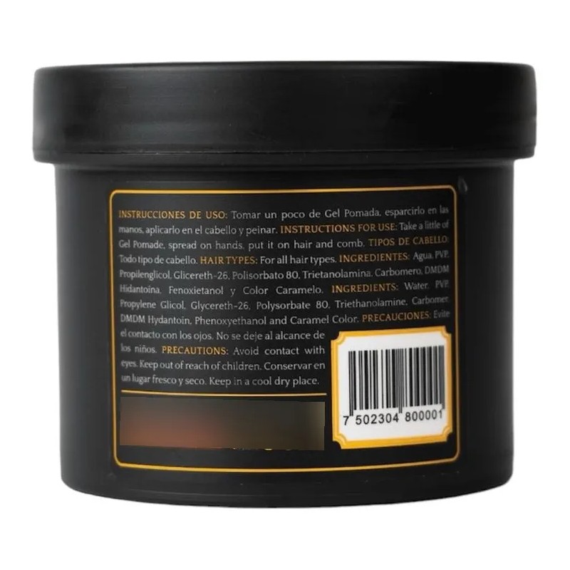 Mel Bros Co - Gel Pomada 4oz - Brilo Sutil