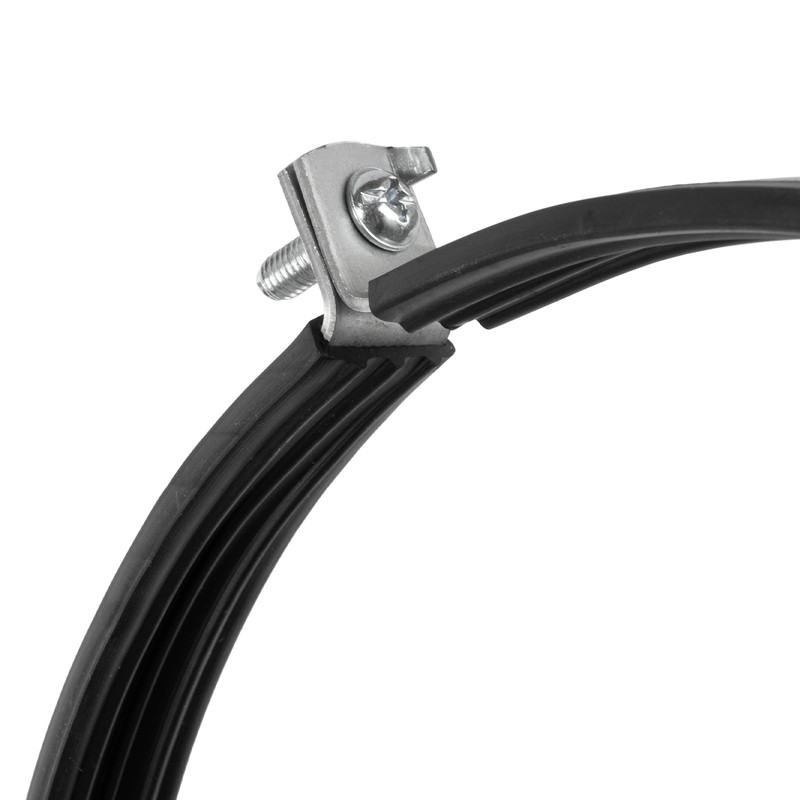 10" Inch Galvanized Pipe Hanger with Rubber - Conduit Mounting
