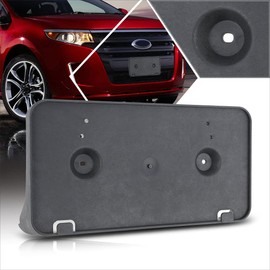[1 Pack] Car Front License Plate Frames Mounting Bracket Tag Holder Compatible with 11-14 Ford Edge,Matte Black