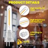 Lustaled S14 LED Bulbs for Outdoor String Light Bulbs Replacement,