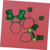 LALAFINA 3pcs St Patrick's Day Head Decor Fashion Hairband Hair