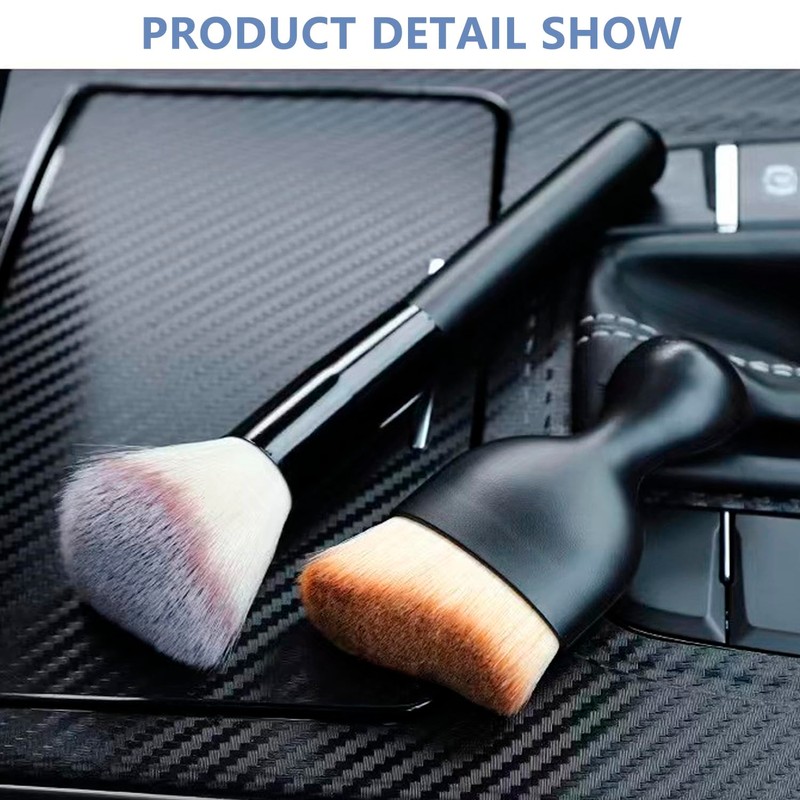 3 Pack Exquisite Microfiber Duster Brushes, Feather Duster,Car Interior Cleaning