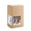 DONKEY Summerglobe - The Grey Buddha Decorative Figure with Snow