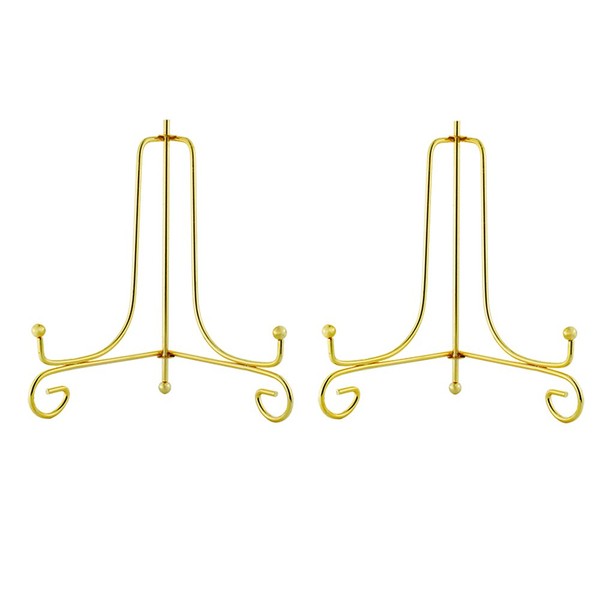 Gold Plate Stand Iron Plate Stand Picture Frame Bookstand No.