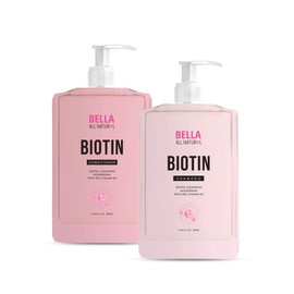 Bella All Natural Shampoo with Biotin and Collagen For Hair Growth