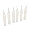 6 Pcs LED Taper Candles Smokeless Reusable Warm Light Long
