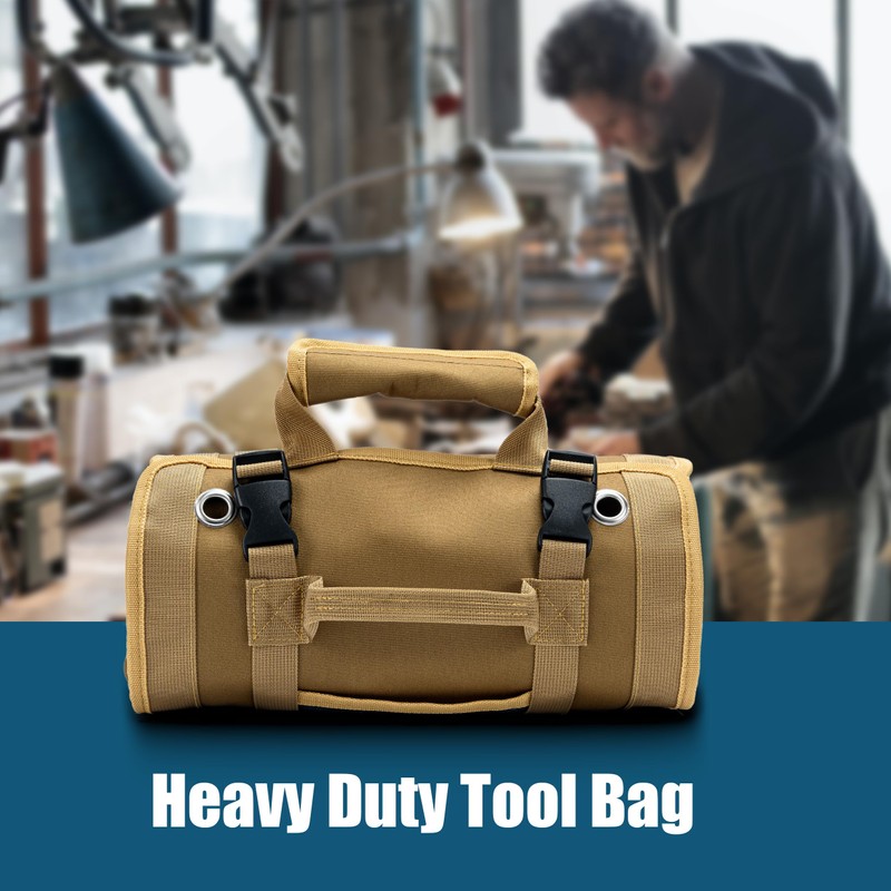 Fsiomo Tool Roll, Heavy Duty Tools Organizer, roll up tool