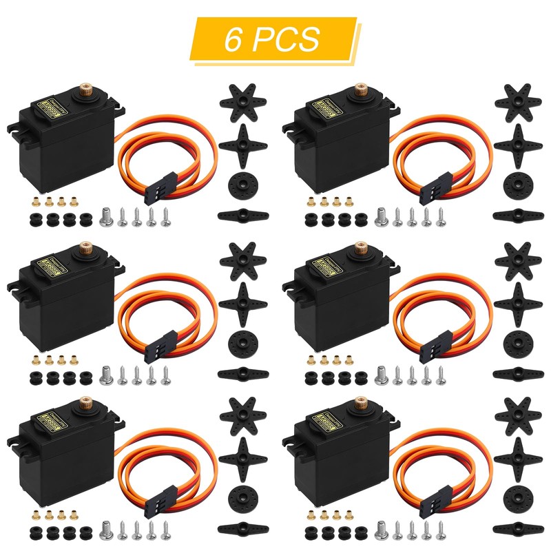 6PCS MG995 55g Servo RC Servos Digital High Speed Torque