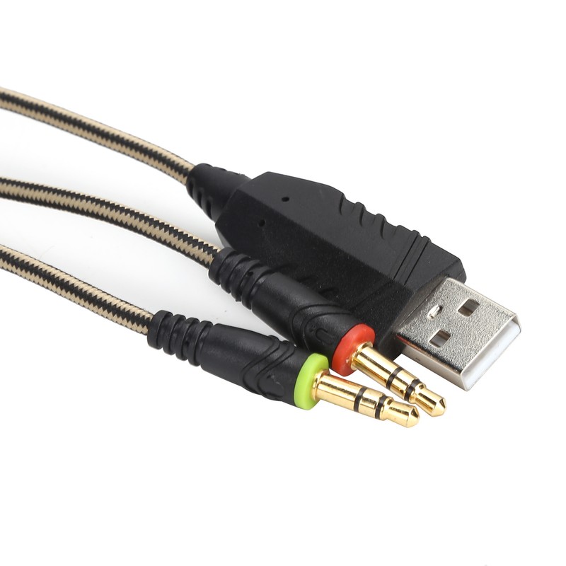 GT94 LED Luminous Computer Gaming Headset USB 3.5 Competition Wired