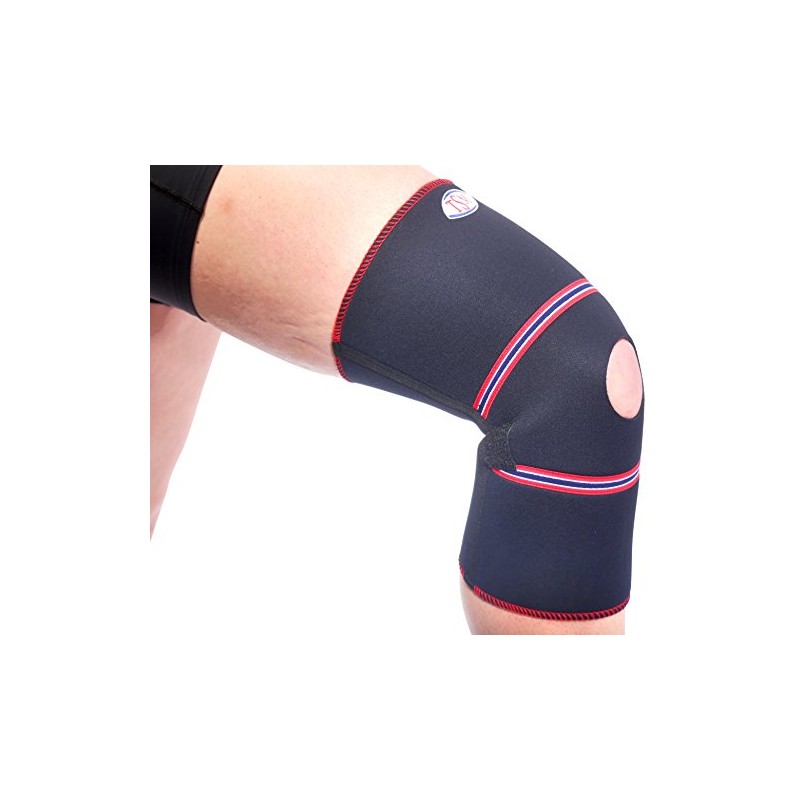 TSM 3509 Pro Knee Sports Bandage with Patella Cut-Out Size