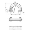 Ganter Normelemente , GN 224.3-9-30-B3,5-RT Finger Handle Furniture Pull Handle