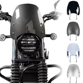 Lorababer Motorcycle CL 250 300 500 Front Fairing Windscreen Wind Deflector Windshield Compatible with H.onda CL250 CL300 CL500 2023 Flyscreen Protector Pare-brise Visor (Light Smoke)