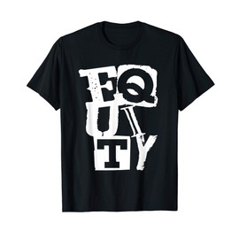 Equity Shirt Punk Streetwear Style Political Equality T-Shirt