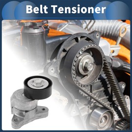 A ABSOPRO Belt Tensioner Drive Belt Tensioner Pulley Assembly for Chrysler 200 2015-2017 2.4L L4 No.04627742AA Metal 1 Pc