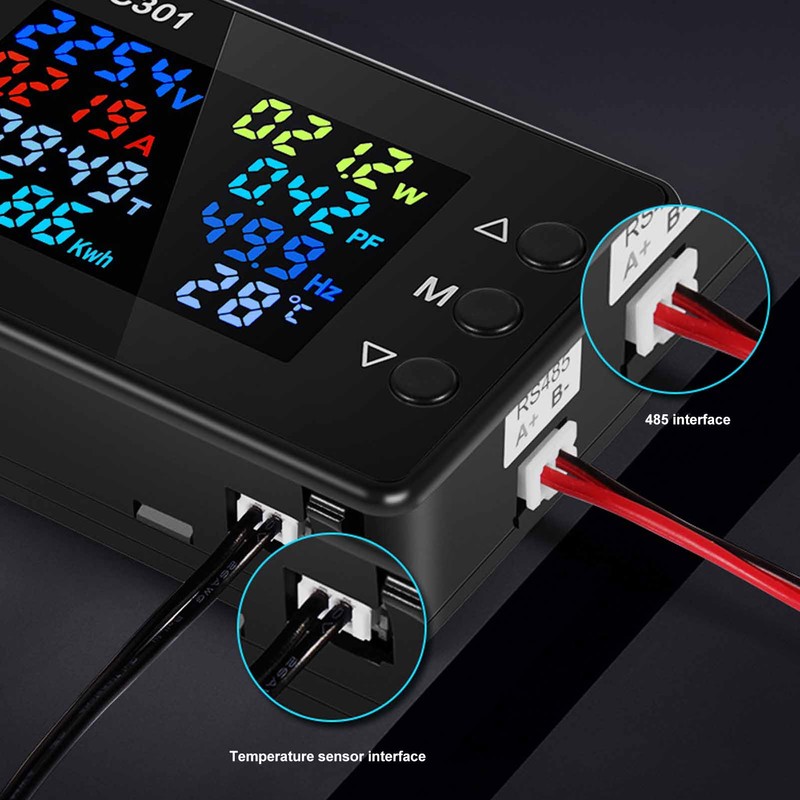 AC Voltmeter High Accuracy Digital Voltage Meter Electric Meter with