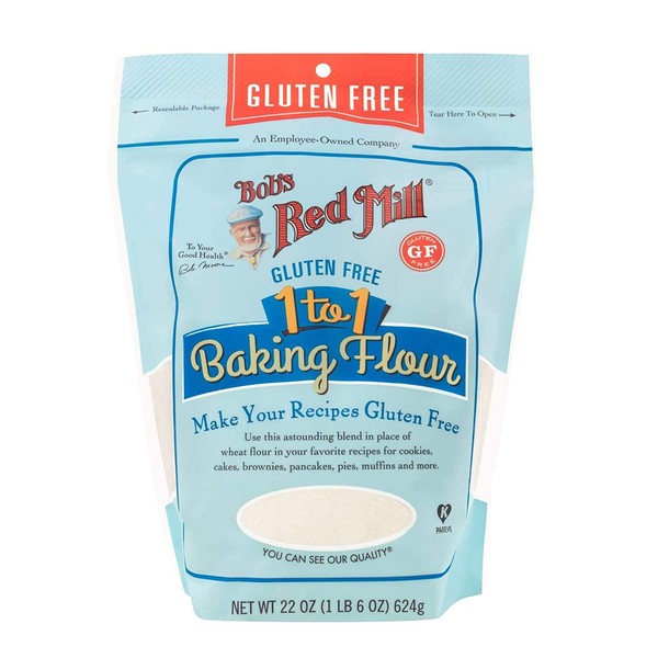 Bob's Red Mill Gluten Free 1-to-1 Baking Flour 22 OZ (Pack - 3)