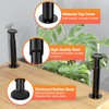 Wlrrcwdttc 4 Pcs Adjustable Bed Center Support Legs 10-17 inch