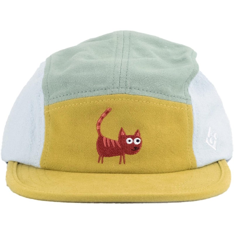 Bavarian Caps Children's Cap Cat, Size: Youth, Colours: Colourful