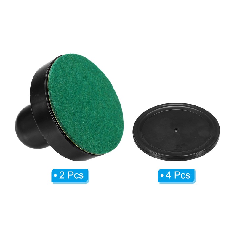 PATIKIL 60mm Air Hockey Pushers and Air Hockey Pucks, Handles