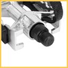 REPAIROCK Pair Bicycle Pedals with Toe Clip Foot Strap Reflective