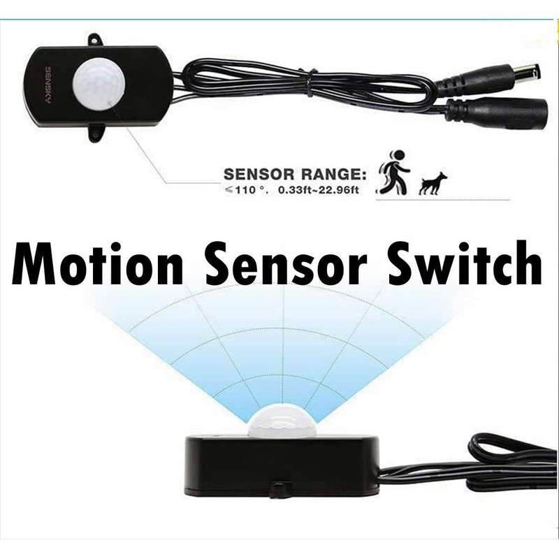 Sensky 19.7ft/6m Motion Activated LED Strip Light Kit with FCC