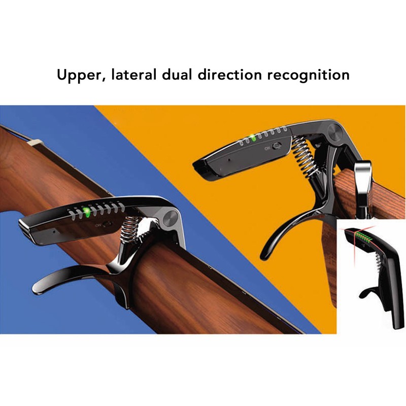 2 In 1 Acoustic Guitar Capo Precise Accurate Tuning Full
