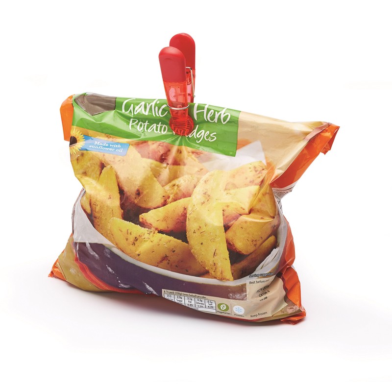 KitchenCraft KCCLIPPK7 Magnetic Clips for Food Bags and Memos, Plastic,