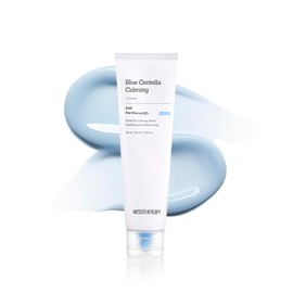 Blue Centella Calming Cream - Hydrating Korean Face Moisturizer - Rapid Soothing Moisturizer Face Cream for All Types - Strengthening Skin Barrier for Glowing Skin - Non-Clogging Pore 3.38 fl oz.