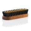TelMo Brass Suede Brush Suede Brush Wood Brush with Brass