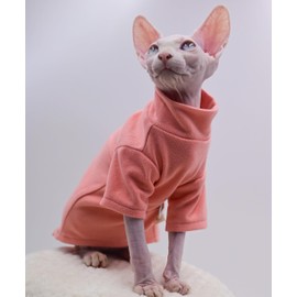 Sphynx Cat Clothes Stylish, Warm High Stretch Cat Vests for Hairless Cats,Devon Rex, Cornish Rex, Small Cats and Dogs (Small)