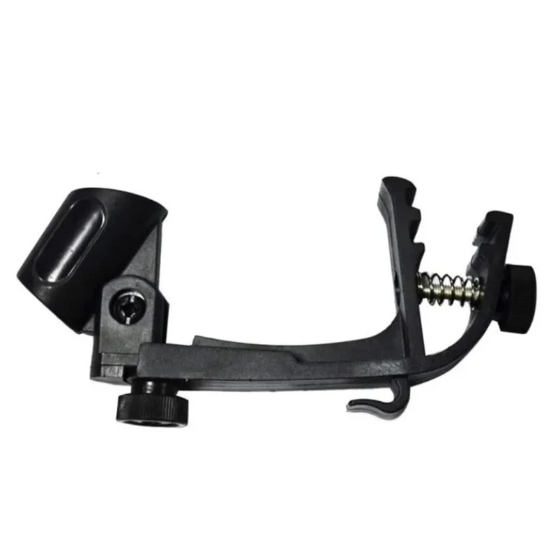 RiToEasysports Drum Microphone Clip, 1 Pair Rim Microphone Stand Mount