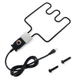 Desecne Heating Element Compatible with Masterbuilt Electric Smoker and Grill,Adjustable Thermostat Cord Controller Replacement,Masterbuilt Smoker Parts for Smokers & Turkey Fryers,1500Watt