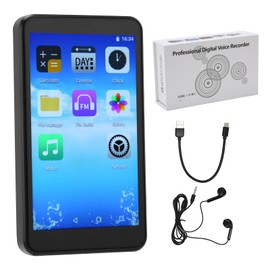 MP4 Player Recorder Multifunction IPS HD Screen HiFi Lossless Sound Bluetooth 5.0 WiFi Touch Screen Music Player 128GB