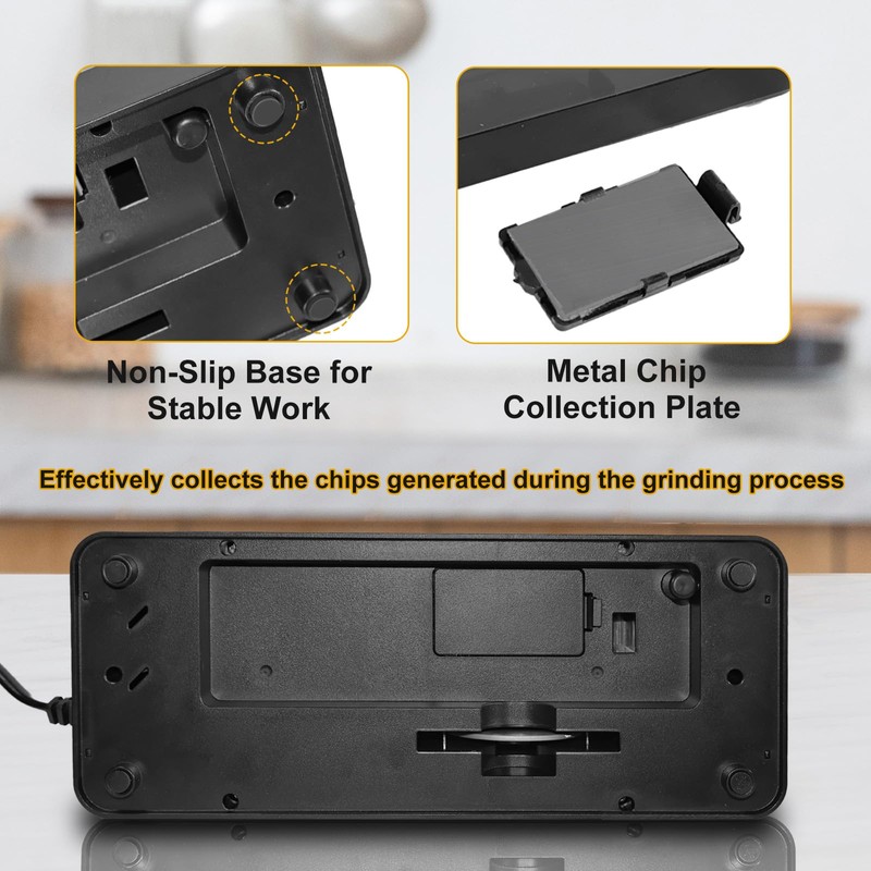 Electric Knife Sharpener, 5 in 1 Multifunctional 3-Speed Variable Professional