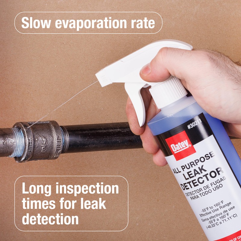 Oatey 30212 All Purpose Leak Detector, 1 Gallon, Blue