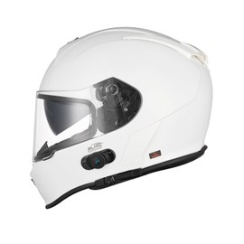 VCAN Bluetooth Integrated Full Face Motorcycle Helmet with Dual Visor