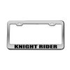 Knight Rider Chrome License Plate Frame Tag Black