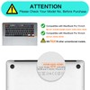 MOSISO Keyboard Cover with Solid Texture Compatible with MacBook Pro