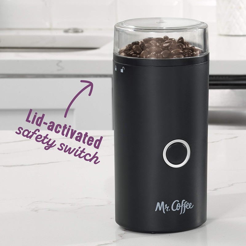 Mr. Coffee Simple Grind 14 Cup Coffee Grinder Black
