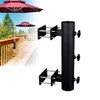 VANROUG Heavy Duty Parasol Holder Patio Umbrella Stand Mount Umbrella