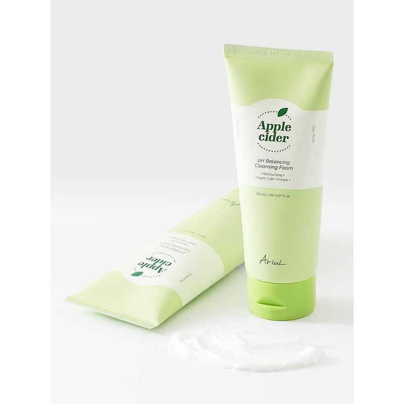 Ariel 애플 사이다 피에이치 밸런싱 클렌징 폼 150ml Apple Cider