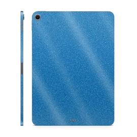 Glossy Glitter Tablet Skin Compatible with Apple iPad Air 11" (M3) 2025 - Solid Blue - Premium 3M Vinyl Protective Wrap Decal Cover - Easy to Apply | Crafted in The USA by MightySkins