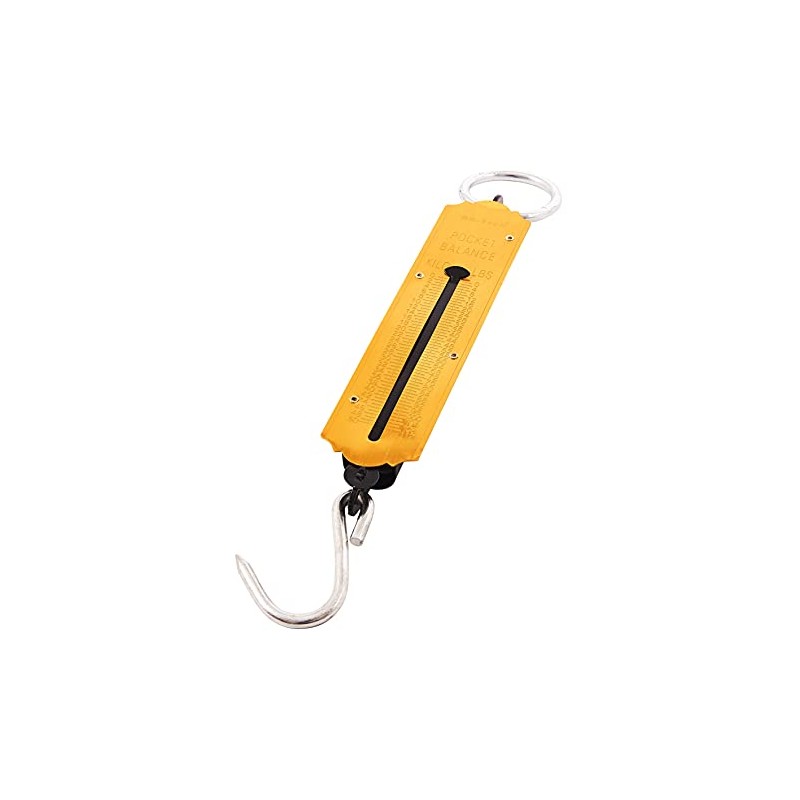Amtech 50kg Pocket Balance, Heavy-Duty Spring Scale with 500g Increments,