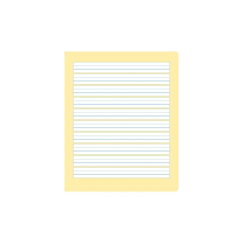 Formati 060531 81 Writing Book S.2, Lined, Beautiful Writing, White