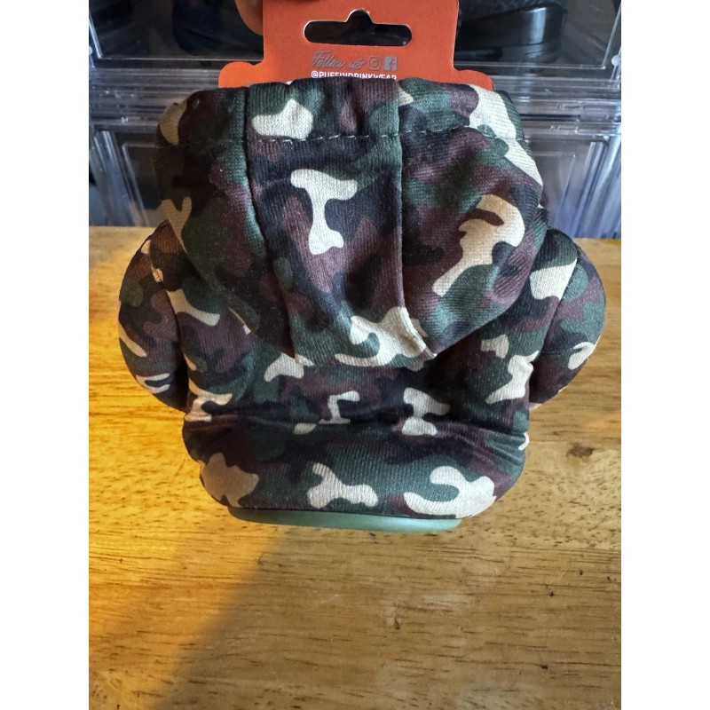 Puffin Drinkwear Hoodie Koozie Camo Army