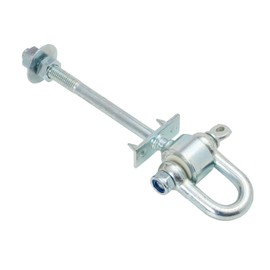 Swing Hook D M12 225 mm Maximum Load 120 kg for Public Playgrounds 5 mm Flat Steel with Hot Dip Galvanised Suspension for Swing Seats Trapezoidal and Children's Swing (140)