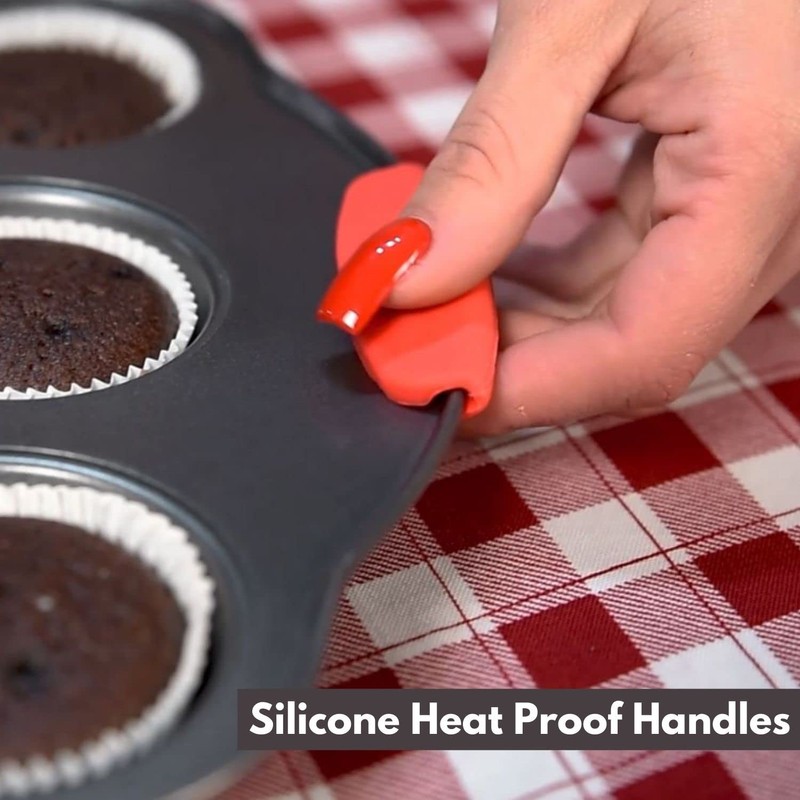 Baking Sheet Set - Cookie Sheet Set with Silicone Handles