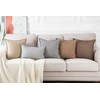 Madizz Set of 2 Linen Cushion Covers 16x16 inch, 40x40