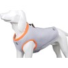 SGODA Dog Cooling Vest Harness Cooler Jacket Grey Orange X-Small