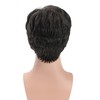FAELBATY Short Wig for Men Short Wavy Mens Wig Realistic